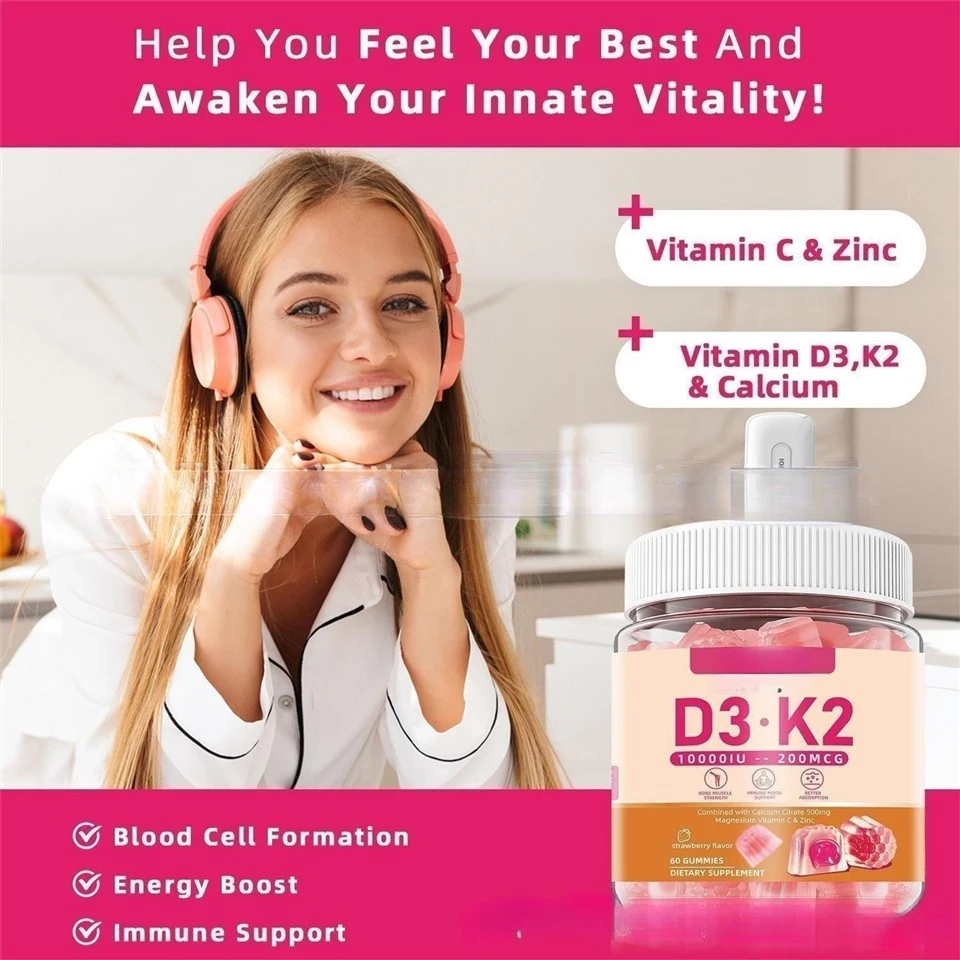 hot selling D3 K2 Gummy